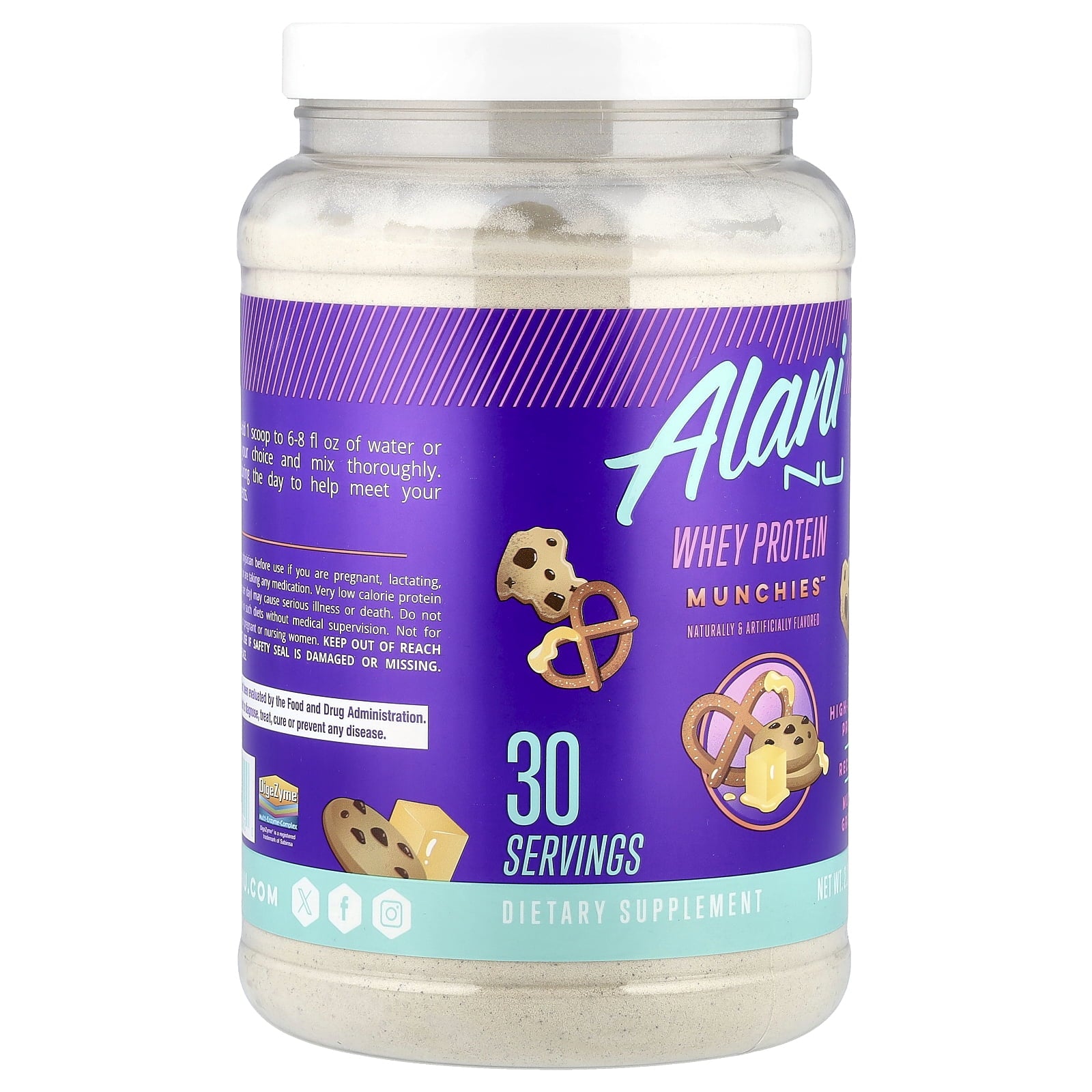 Whey Protein, Munchies™, 2.3 lb (1 kg)
