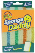 Sponge Daddy Sponge 4PK - Dual-Sided Antimicrobial - 4 Pack