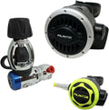 Yoke Regulator & Octopus Combo for Scuba Diving | High-Performance Over-Balanced Regulator, Silicone Mouthpiece, 27" Hose, Large Purge Button, 36" Yellow Octopus Hose