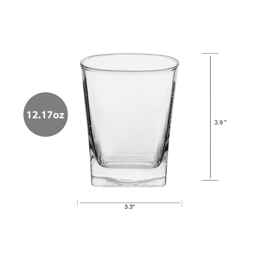 Better Homes &amp; Gardens Clear Glass Drinkware Set, 12.17 oz, 4-Piece