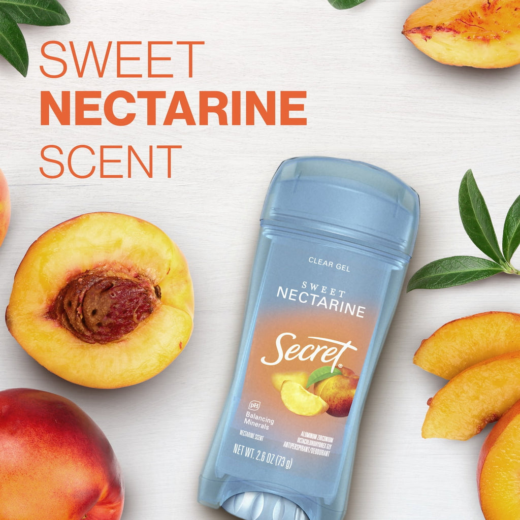 Fresh Clear Gel Antiperspirant Deodorant, Sweet Nectarine, 2.6 oz