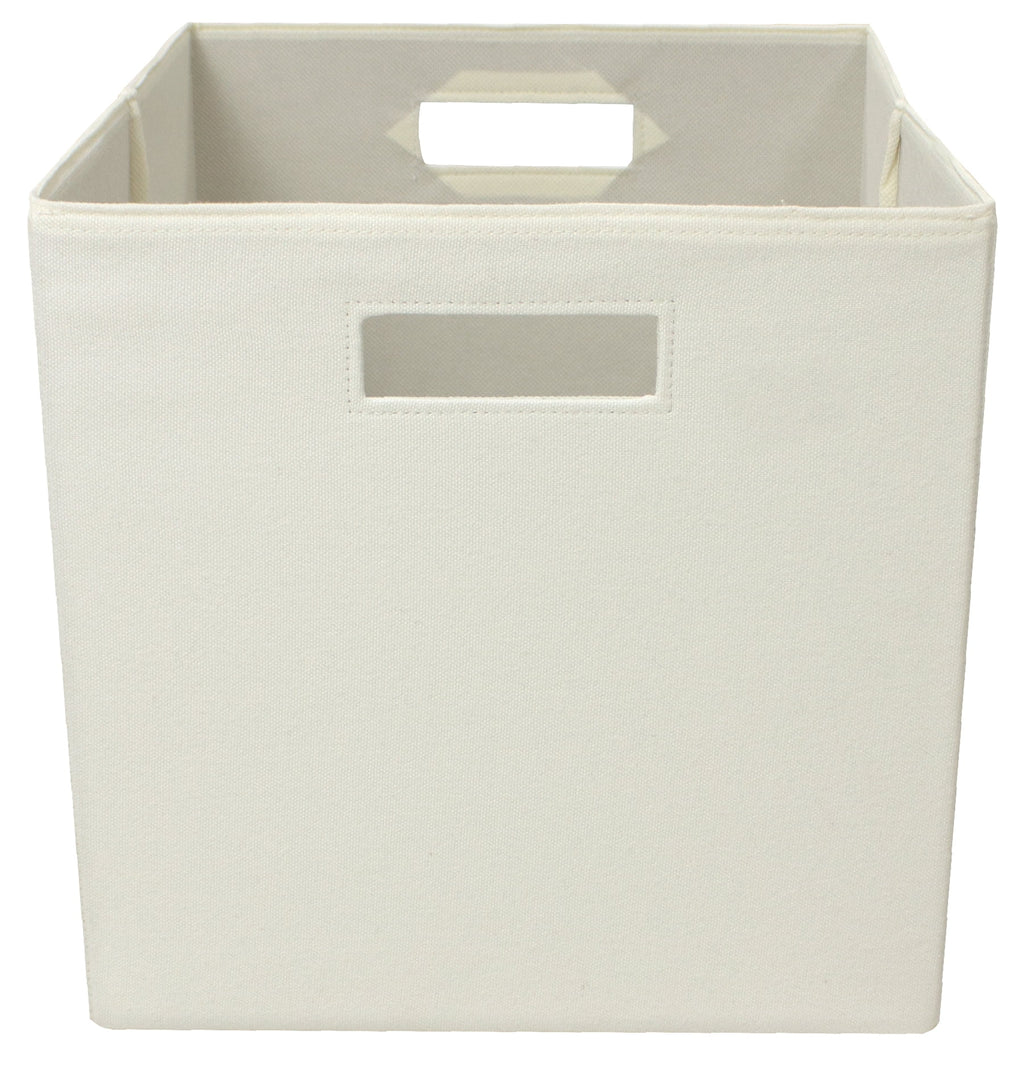 Better Homes &amp; Gardens Collapsible Fabric Cube Storage Bin, Vanilla