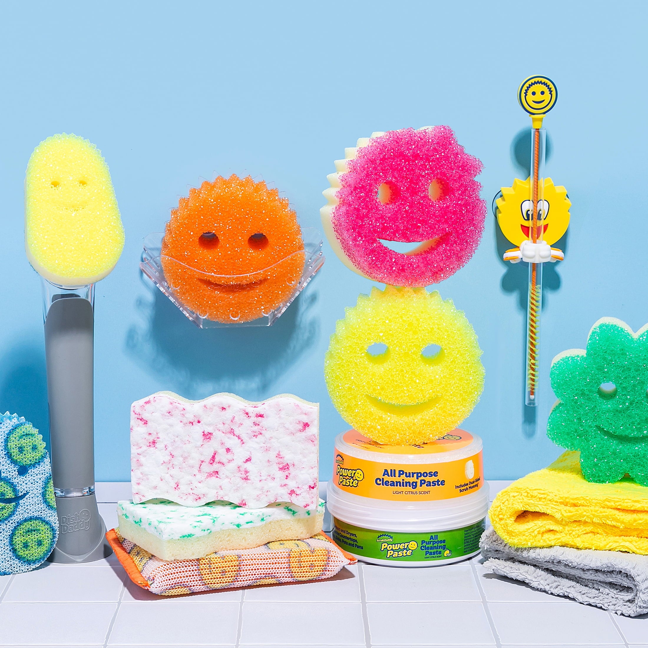 Scrub Mommy Non-Scratch Cleaning Sponges, 4 Count