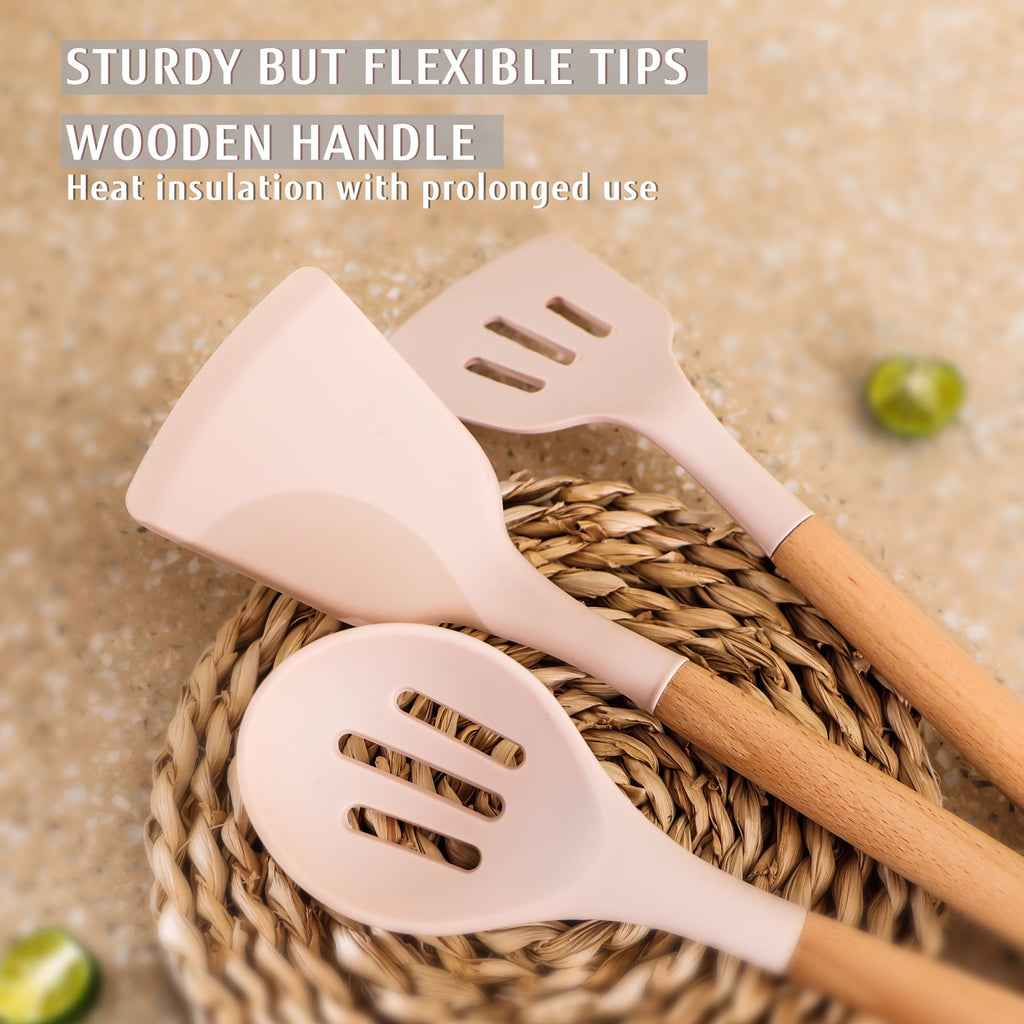32 PCS Silicone Cooking Utensils Set, 446°F for Nonstick Cookware
