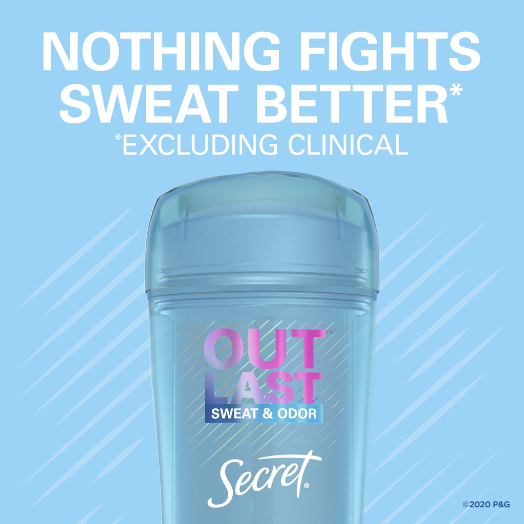 Outlast Clear Gel Antiperspirant Deodorant, Unscented, 3.4 oz