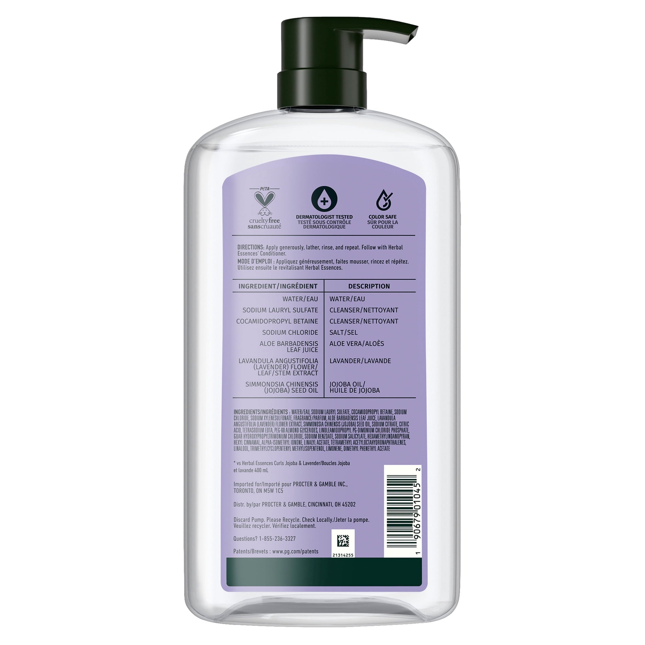 Jojoba Oil and Lavender Curls Shampoo, 33.8 fl oz