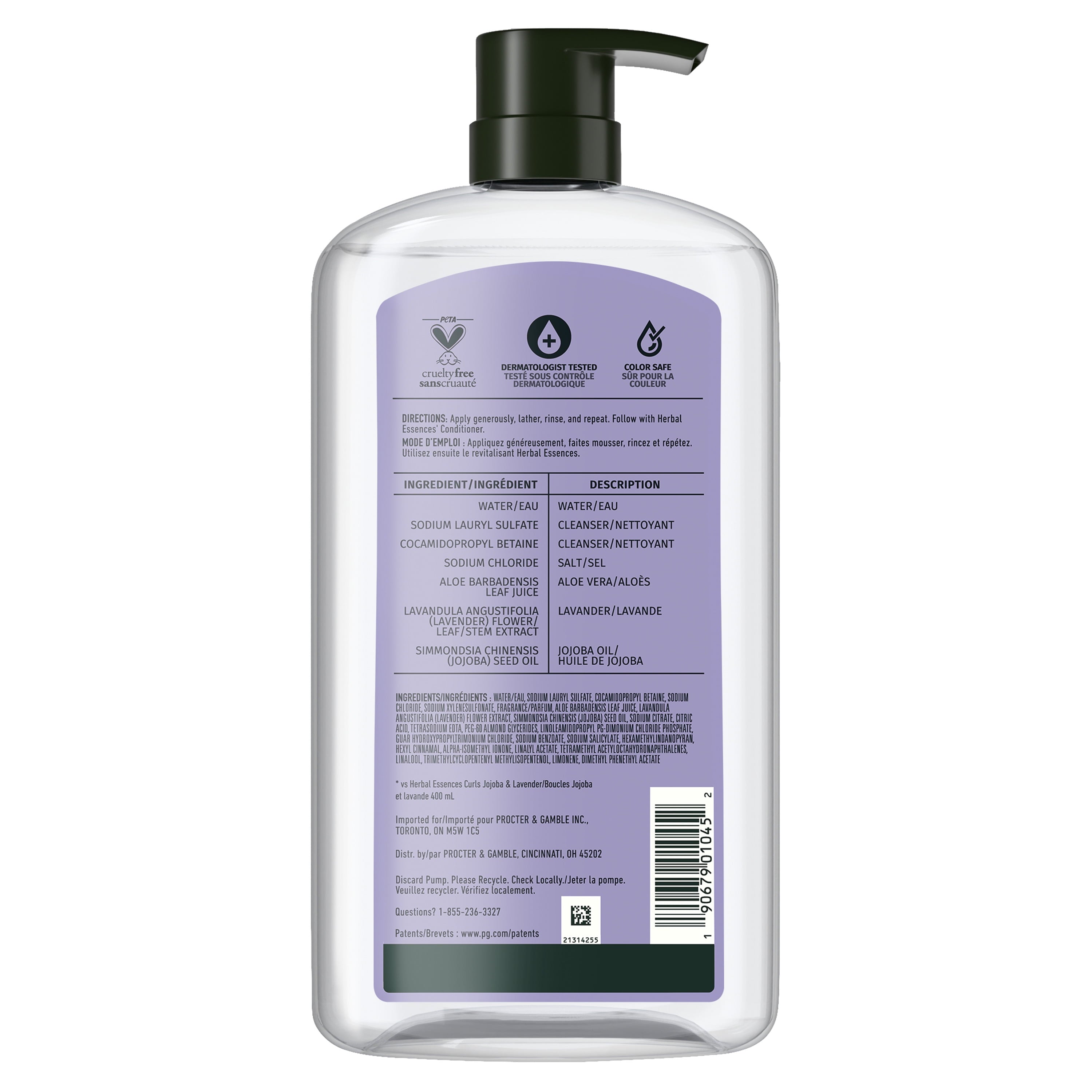 Jojoba Oil and Lavender Curls Shampoo, 33.8 fl oz
