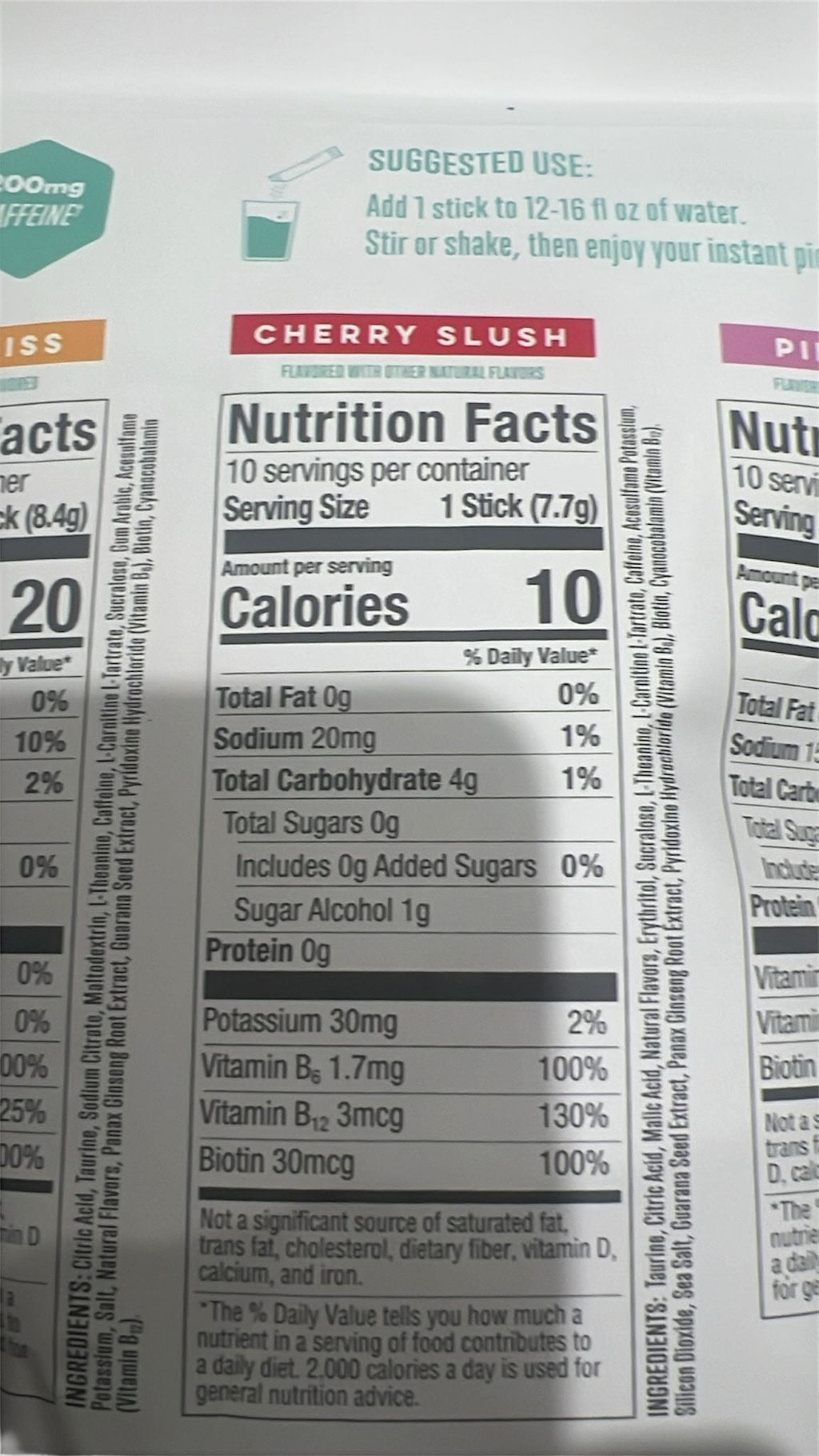 Energy Drink Mix Variety Pack, 30 Pack 7.5 oz