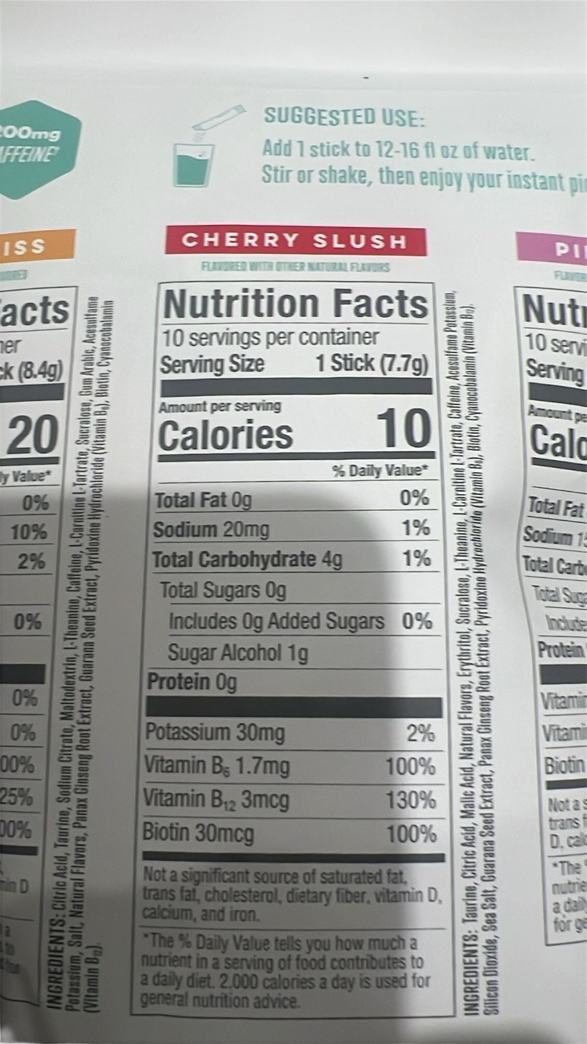 Energy Drink Mix Variety Pack, 30 Pack 7.5 oz