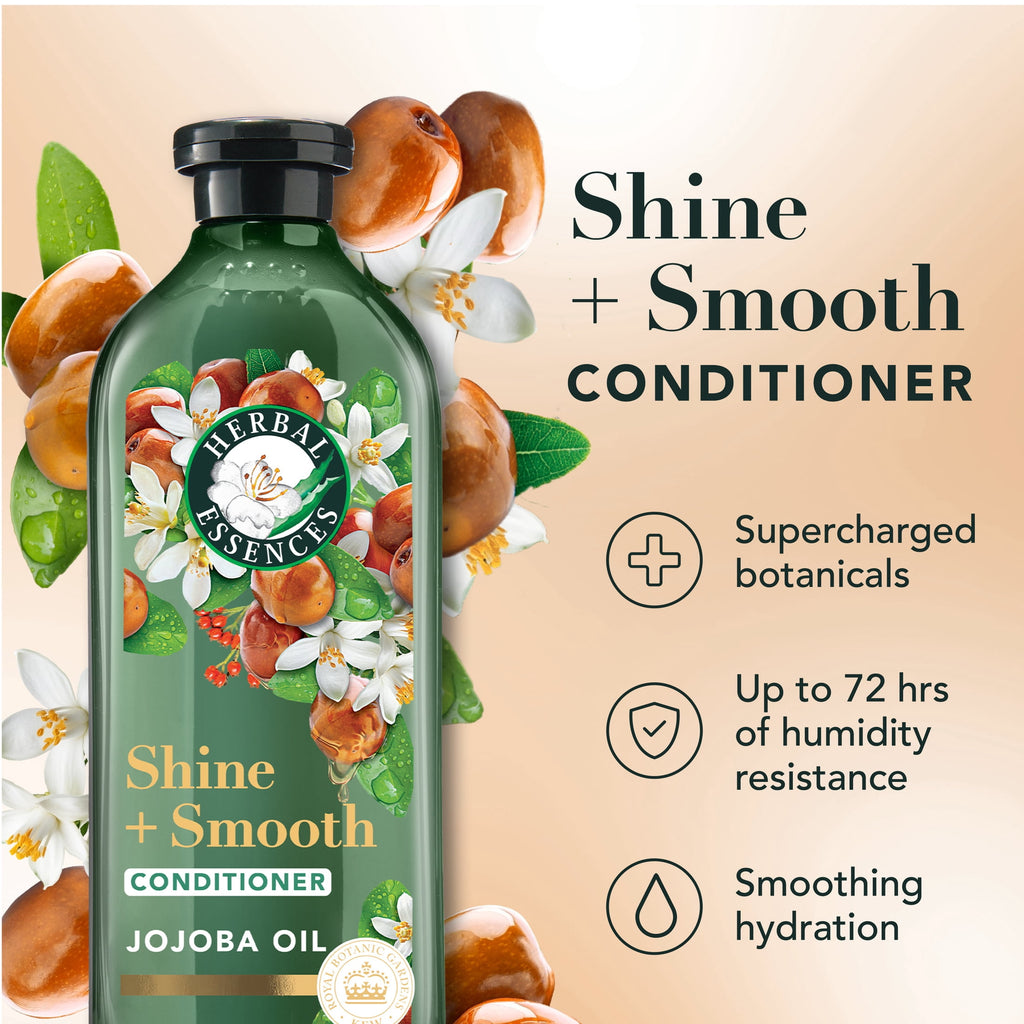 Shine + Smooth Jojoba Oil Sulfate Free Conditioner, 13.5 fl oz