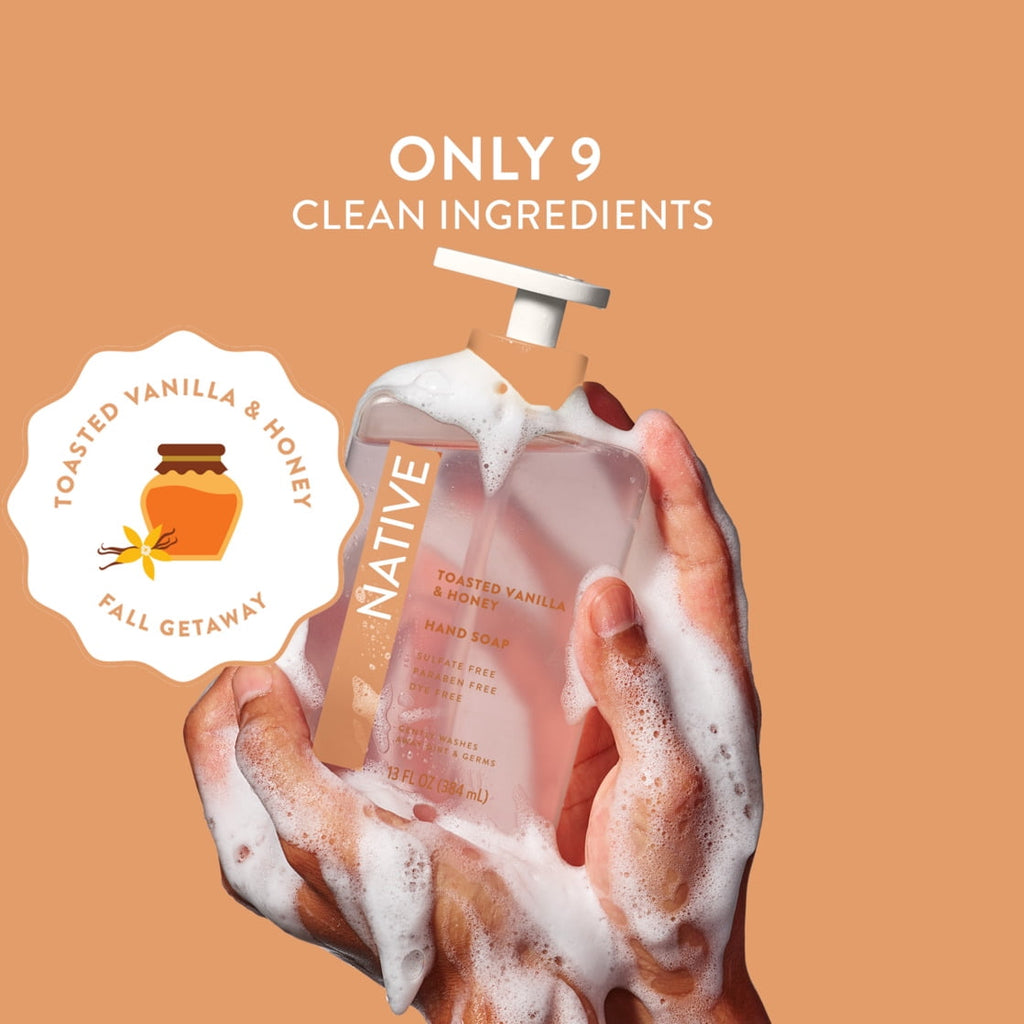 Liquid Hand Soap, Limited Edition Strawberry Matcha, Sulfate Free Hand Soap, Boba Café, 13 fl oz