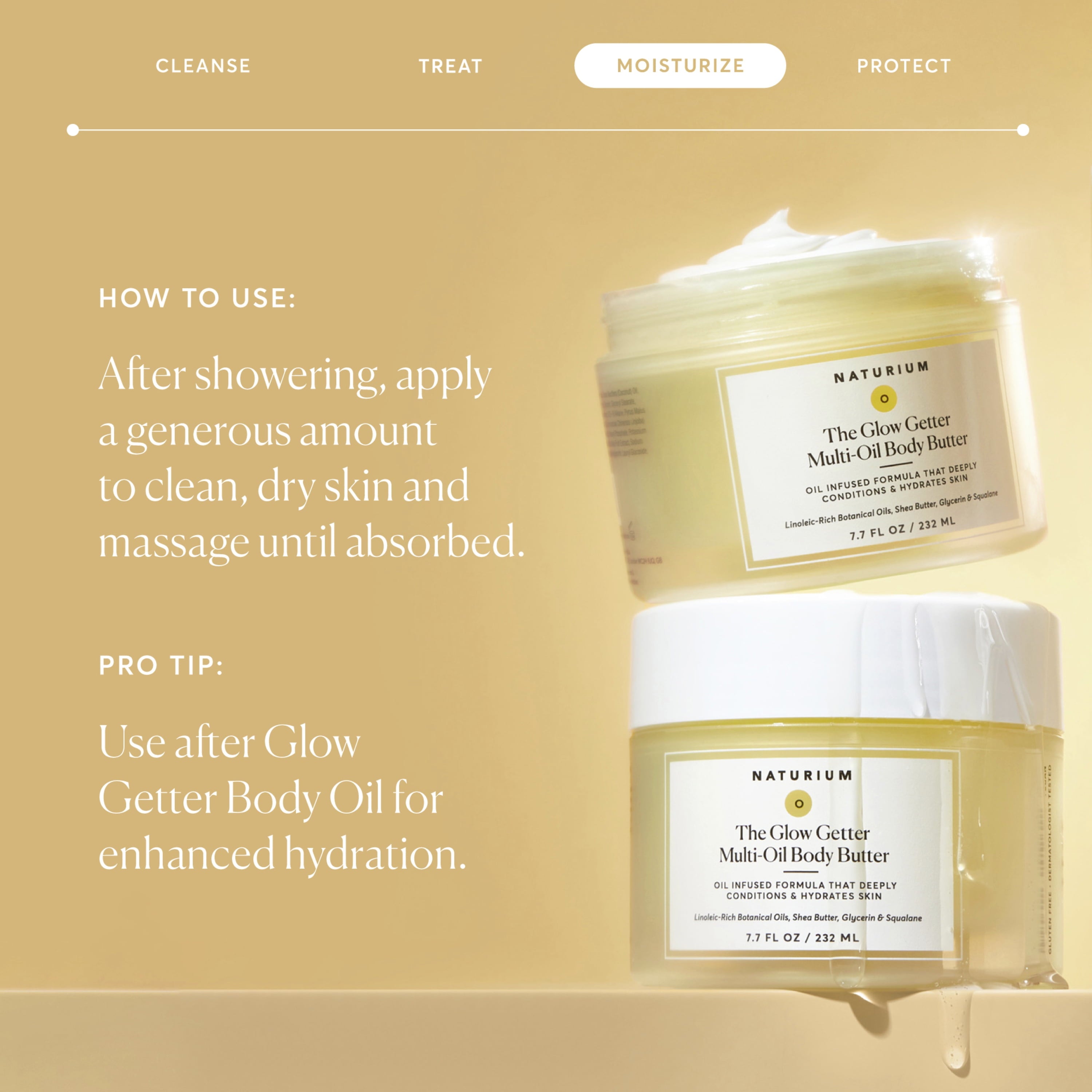 The Glow Getter Multi-Oil Body Butter, 7.7 FL OZ