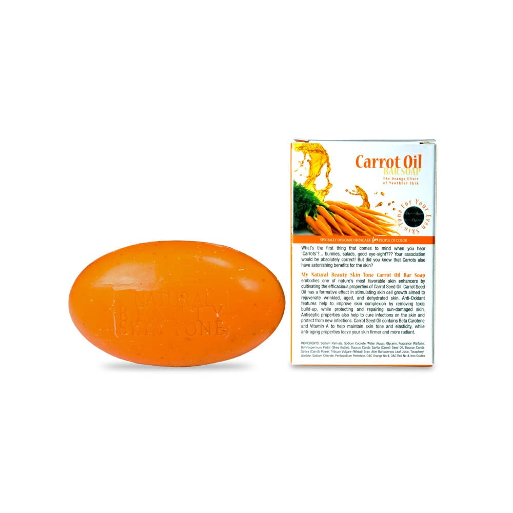 My Beauty Skin Tone Carrot Oil Soap-Beauty Bar Soap Improve Skin Complexion (6.1 oz.)