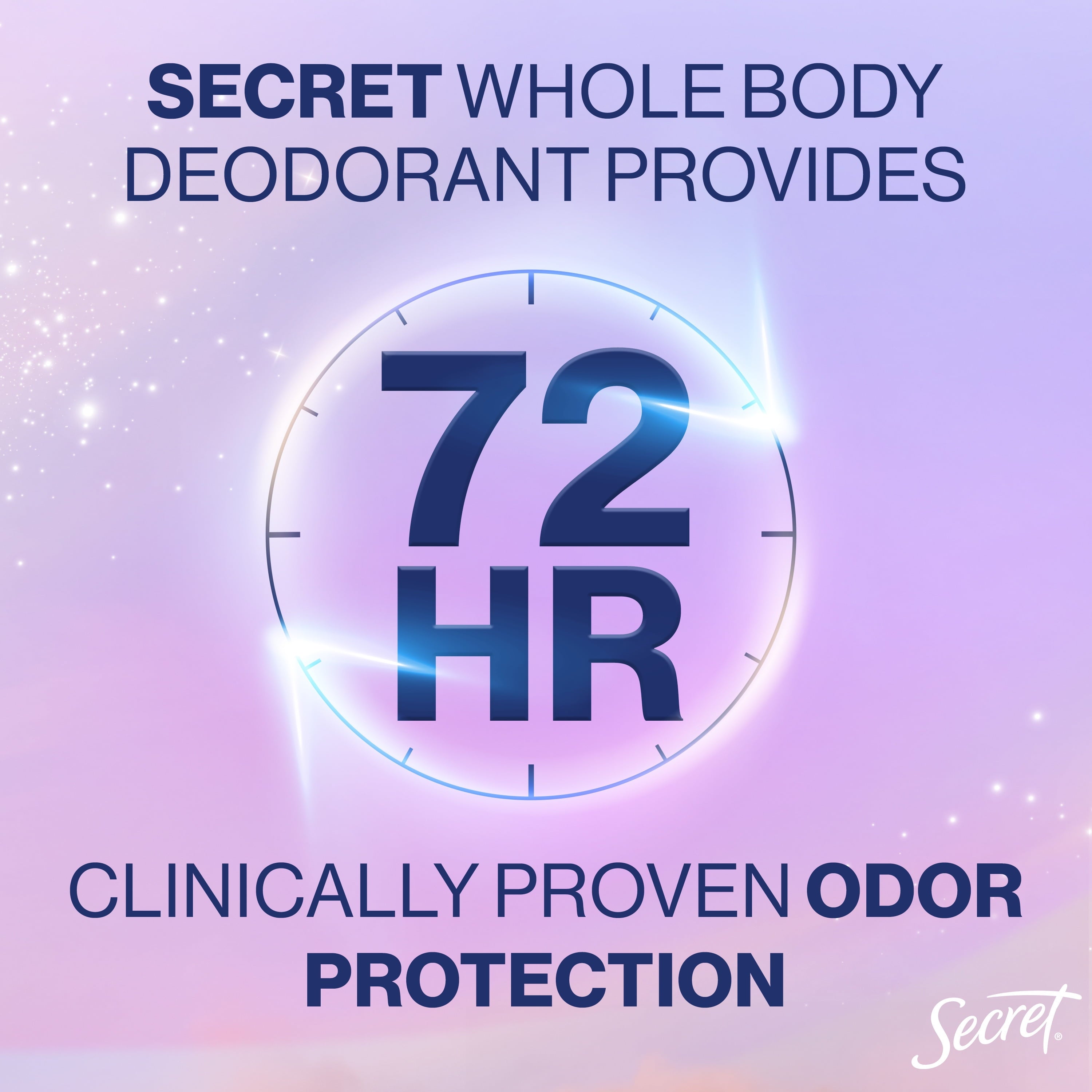 Whole Body Aluminum-Free Dry Feel Cream and Absorbs Sweat, Deodorant Stick for Women, Completely Clean Scent, 3.0oz