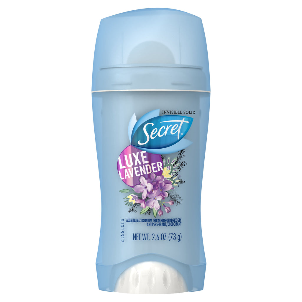 Invisible Solid Antiperspirant and Deodorant, Lavender Scent, 2.6 oz