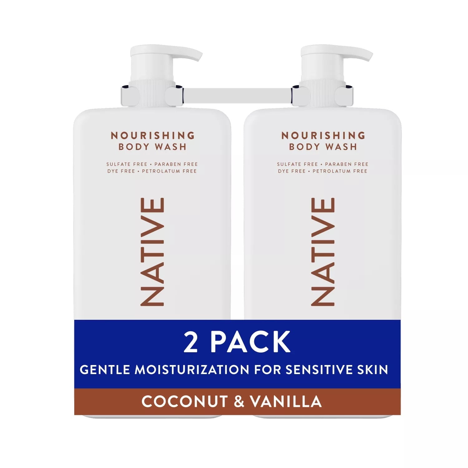 Nourishing Body Wash, Coconut &amp; Vanilla, 36 Fluid Ounce (Pack of 2)