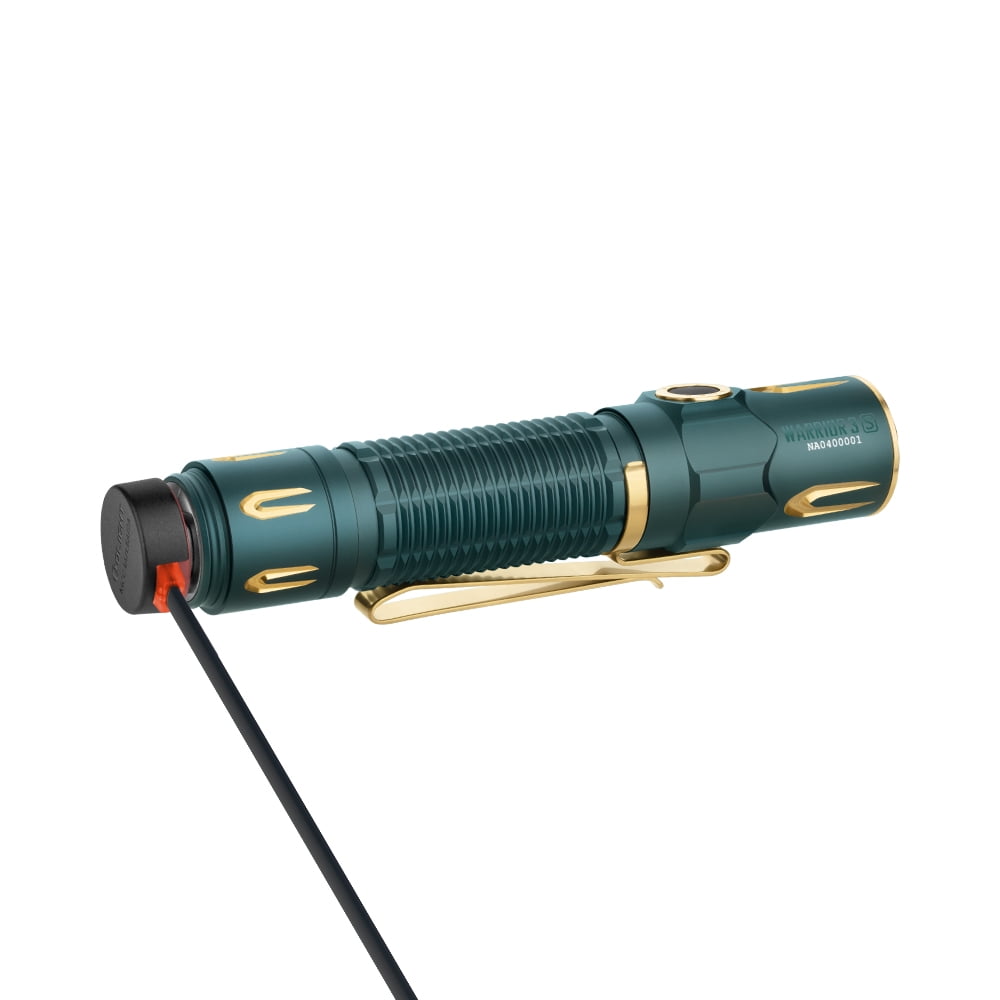 Warrior 3S Dream Blue Waterproof handheld Flashlight, 2300 Lum, 300 Meter
