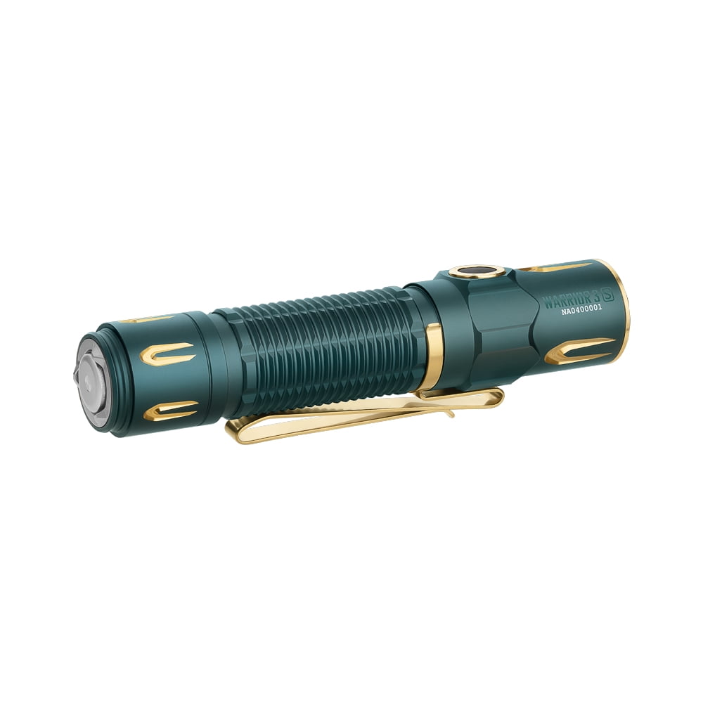 Warrior 3S Dream Blue Waterproof handheld Flashlight, 2300 Lum, 300 Meter