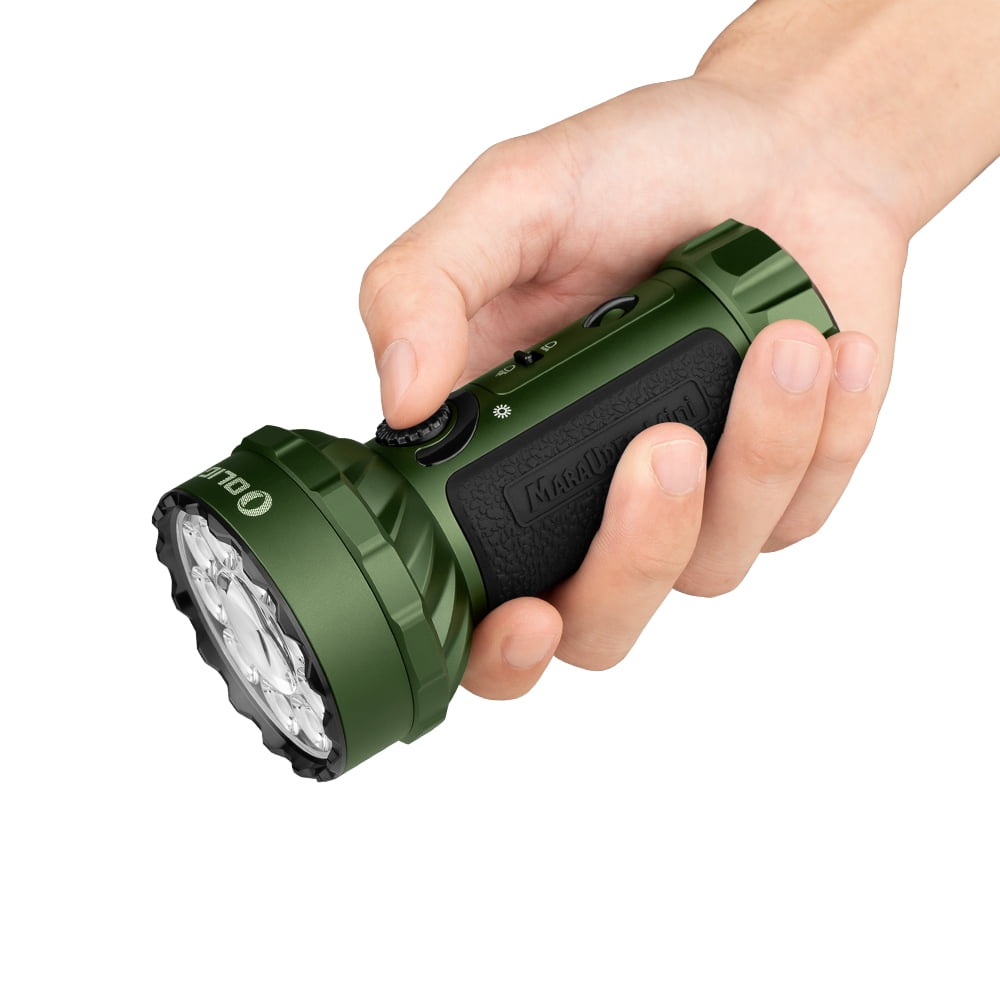 Marauder Mini 7,000 Lumens Bright Flashlight with 600 Meters Beam Distance, Powerful RGB Lights, Magnetic Rechargeable for Outdoors Work, Hunting, and Searching(Midnight Blue)
