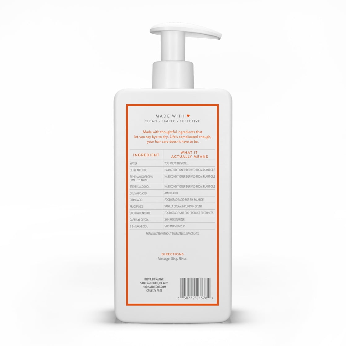 Limited Edition Moisturizing Conditioner, Vanilla Cream and Pumpkin, 16.5 oz