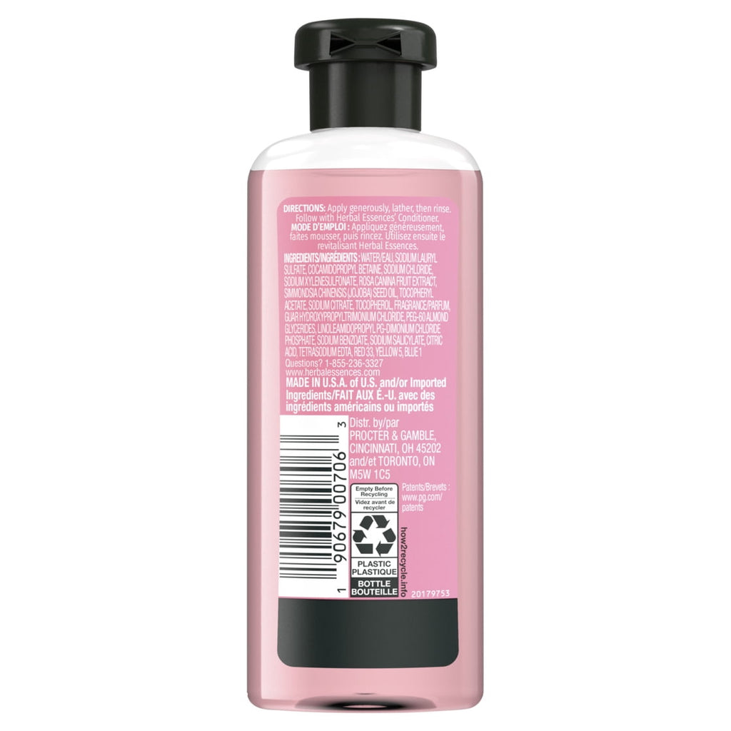 Rose Hips Smooth Shampoo, All Hair Types, 3.38 fl oz Travel Size