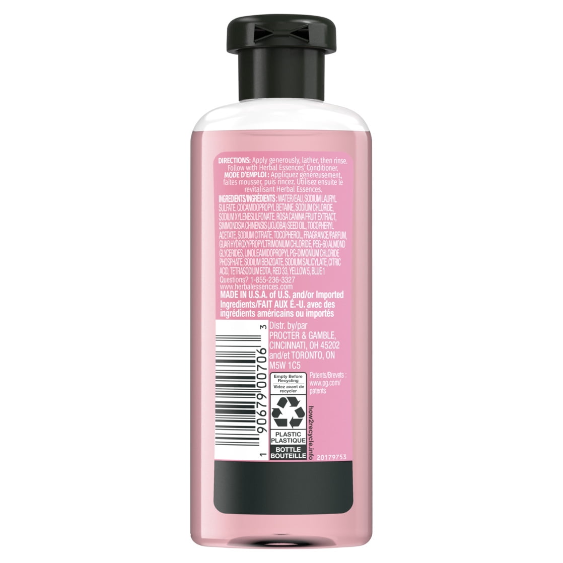 Rose Hips Smooth Shampoo, All Hair Types, 3.38 fl oz Travel Size