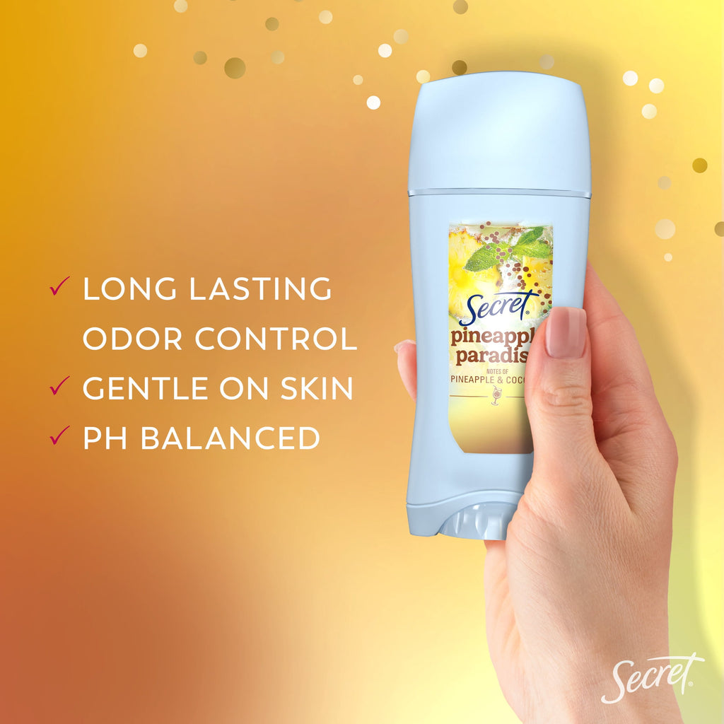 Fresh Clear Gel Antiperspirant and Deodorant for Women, Pineapple Paradise, 2.6 oz