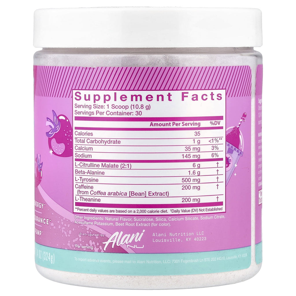 Pre-Workout, Pink Slush, 11.4 oz (324 g)