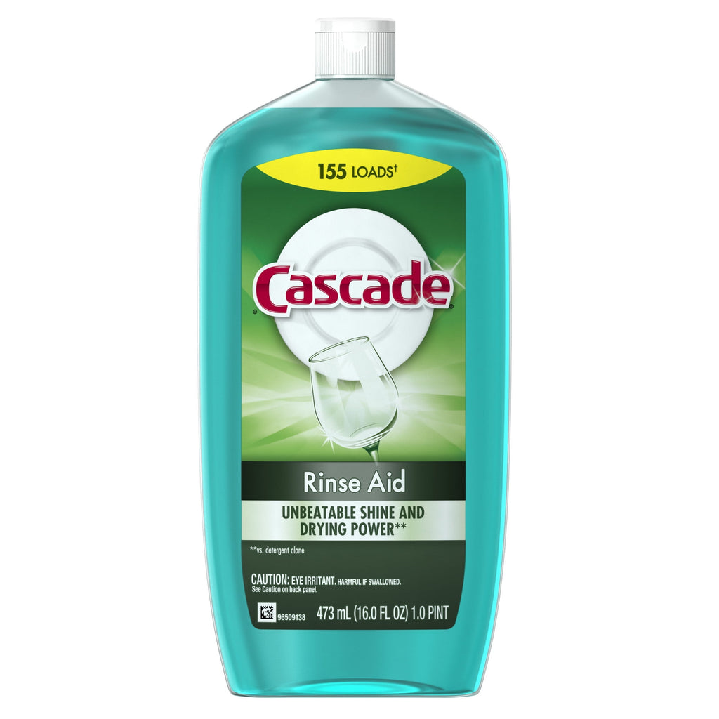 Rinse Aid, Dishwasher Rinse Agent, Original Scent, 16 Fl Oz