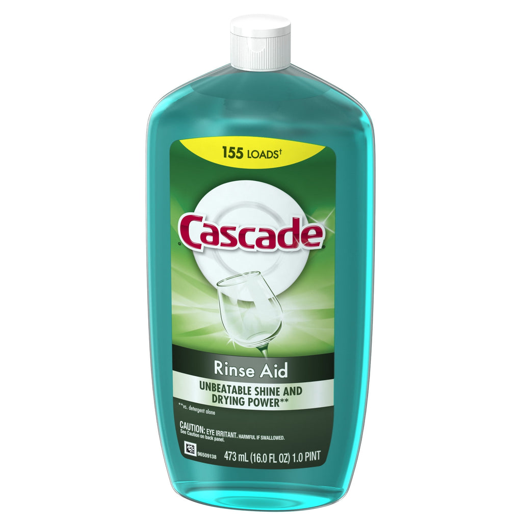 Rinse Aid, Dishwasher Rinse Agent, Original Scent, 16 Fl Oz