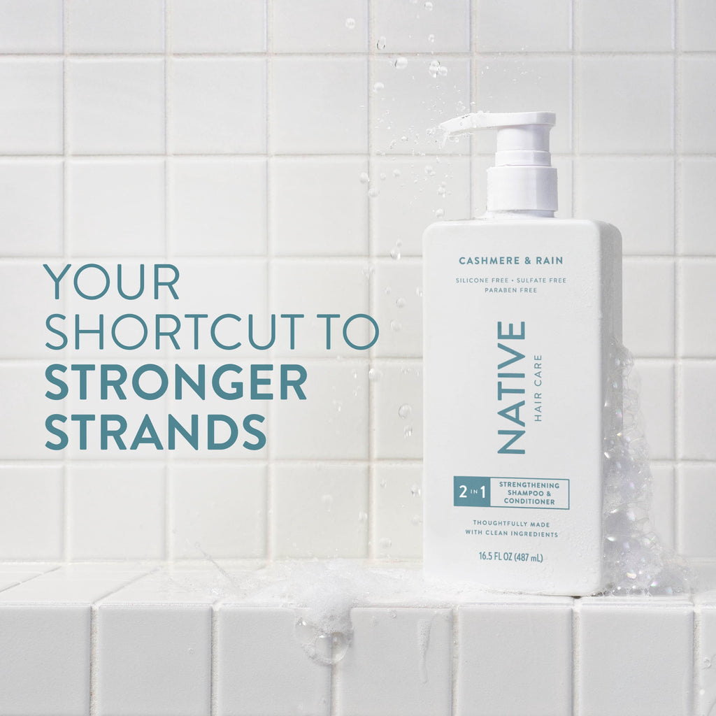 Strengthening 2-in-1 Mens Shampoo and Conditioner Cashmere and Rain 16.5 fl oz