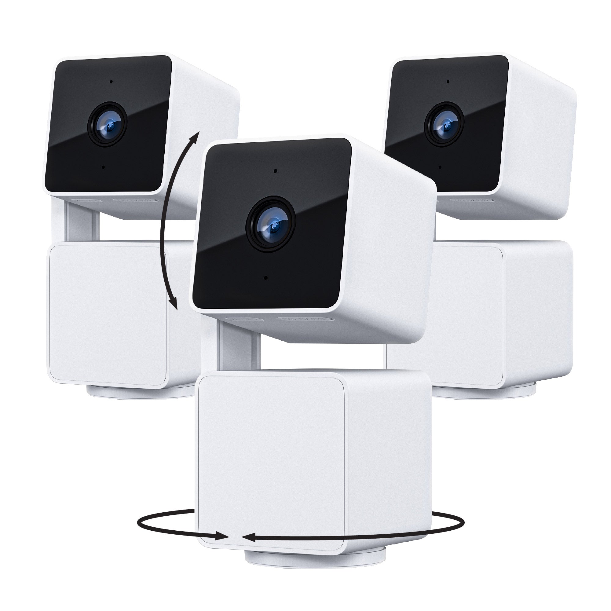 Cam Pan v3 Indoor/Outdoor Wired Security Camera with Pan/Tilt/Zoom - White