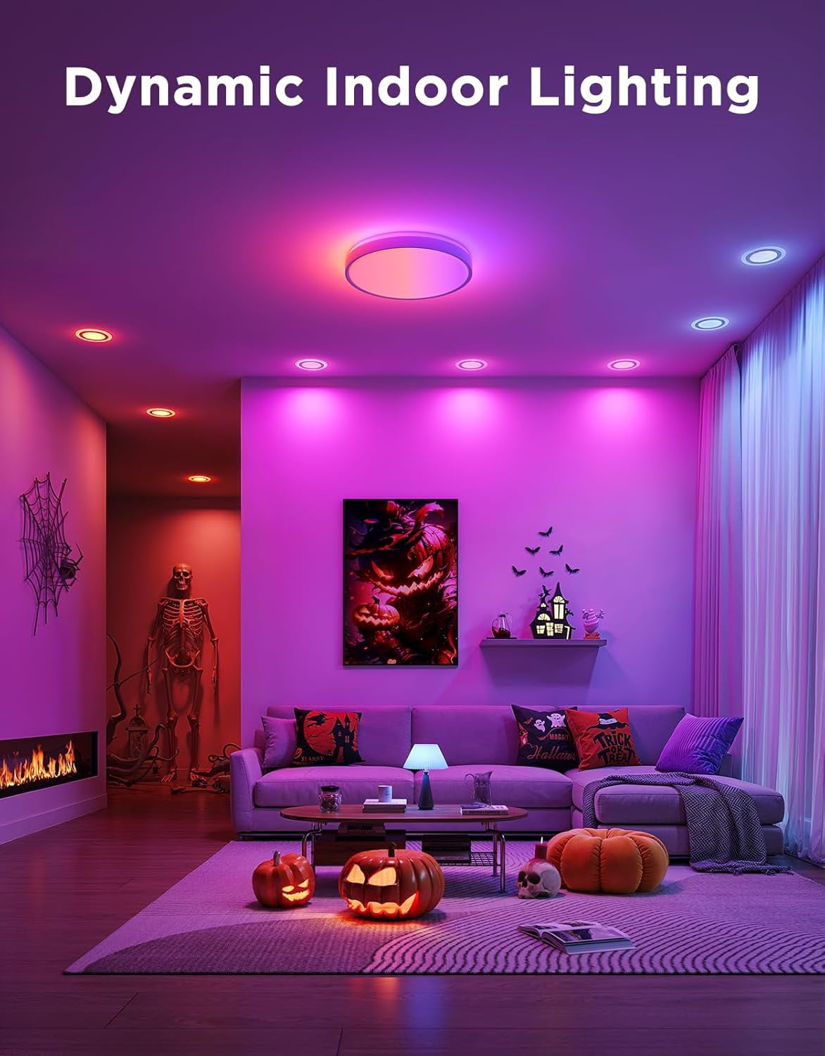 E26 Smart LED Colored Light Bulbs (4pack)