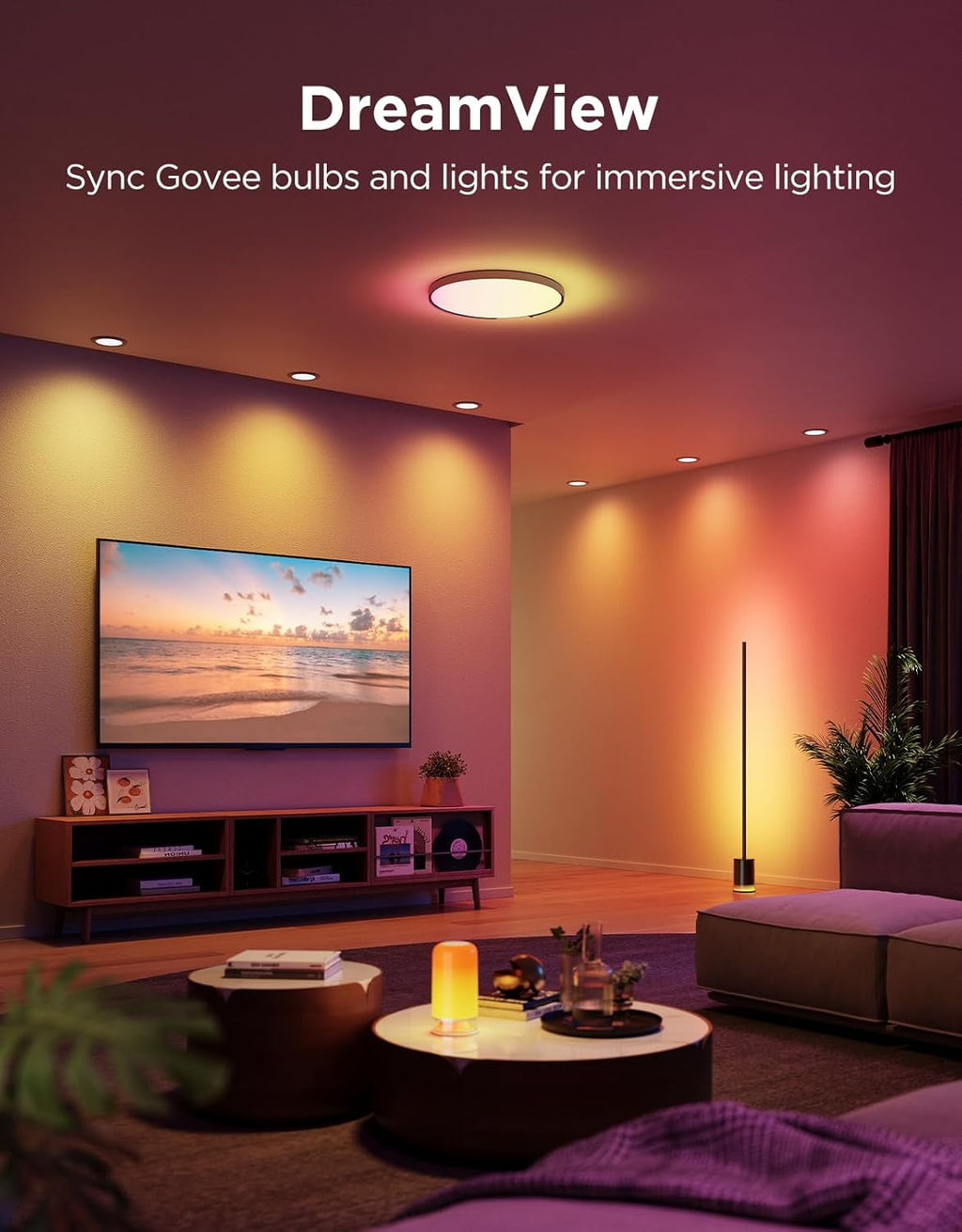 E26 Smart LED Colored Light Bulbs (4pack)