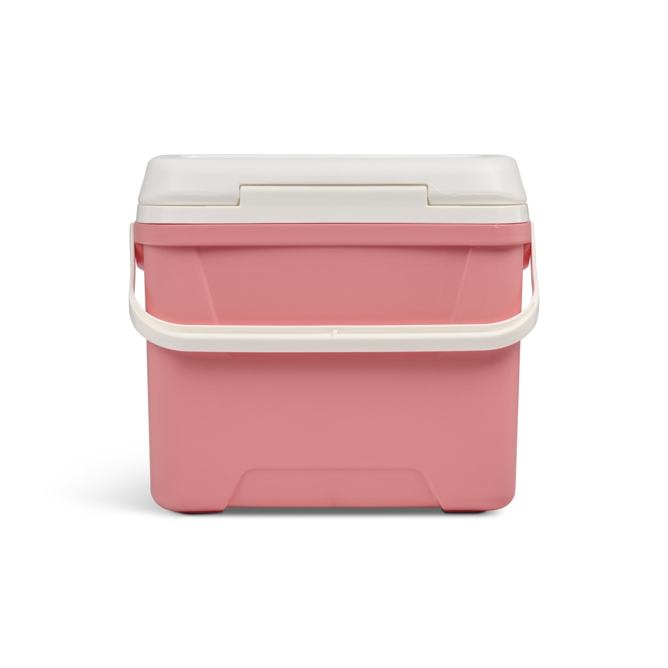 28 QT Laguna Hard-Sided Ice Chest Cooler, Aqua Blue and White