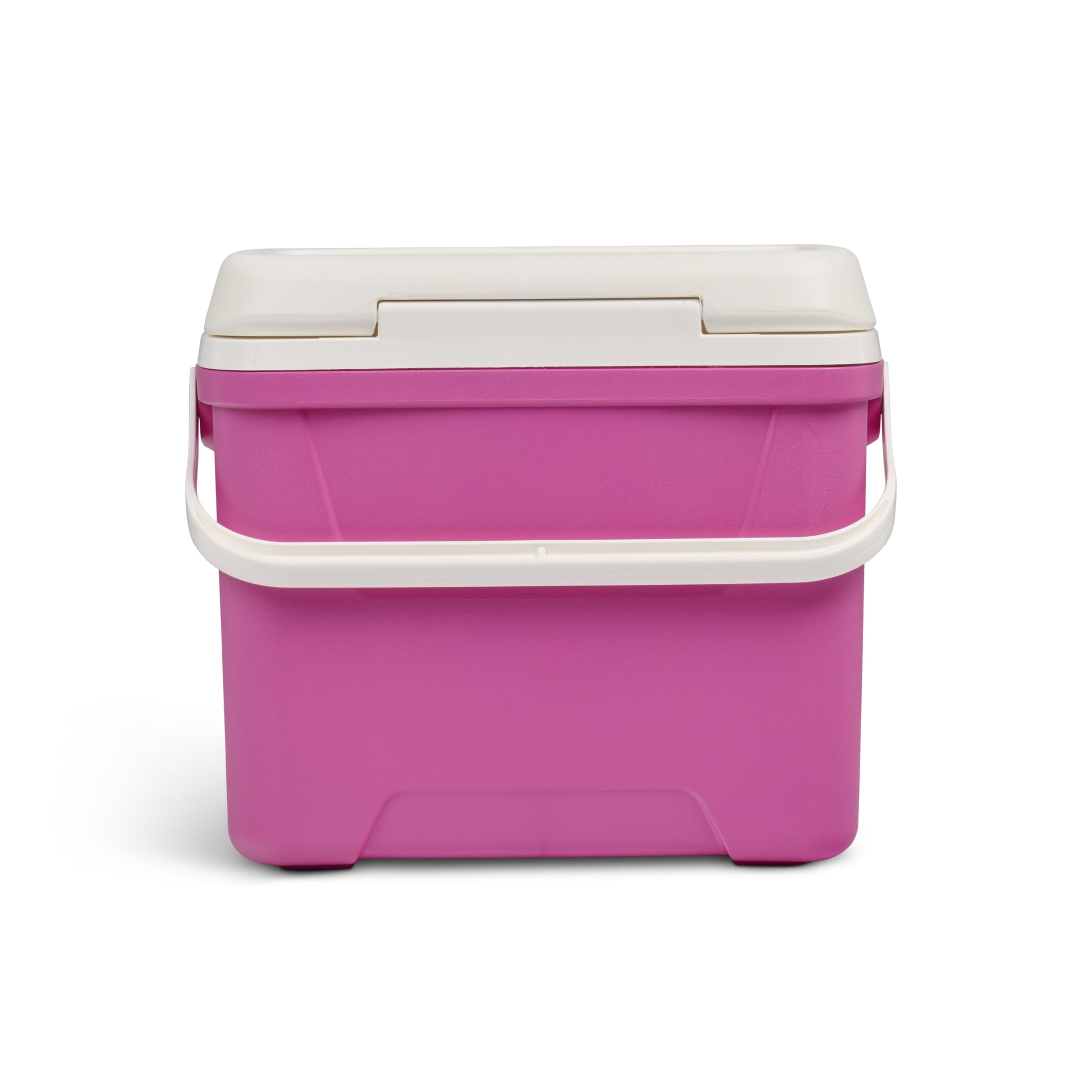 28 QT Laguna Hard-Sided Ice Chest Cooler, Aqua Blue and White
