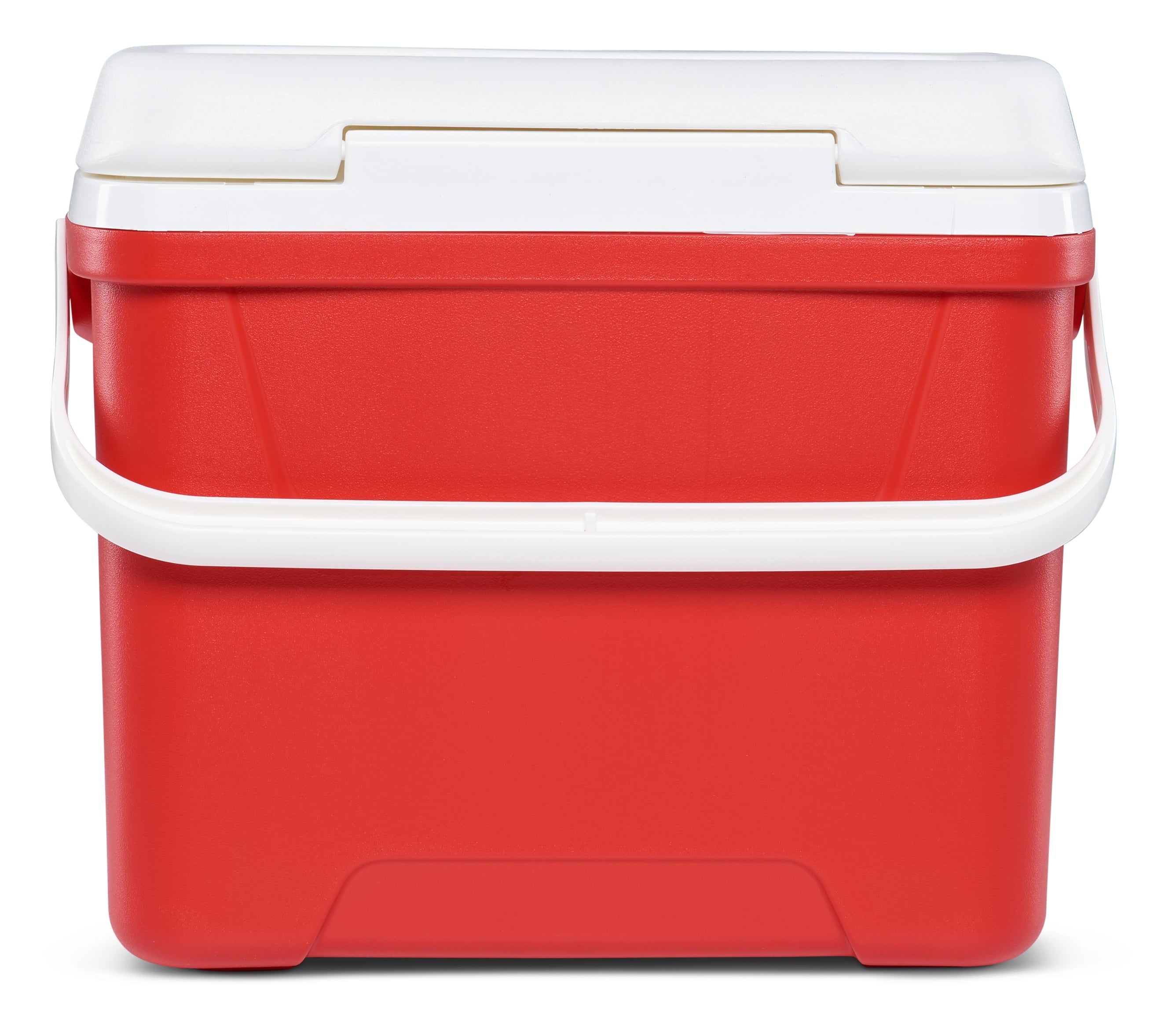 28 QT Laguna Hard-Sided Ice Chest Cooler, Aqua Blue and White