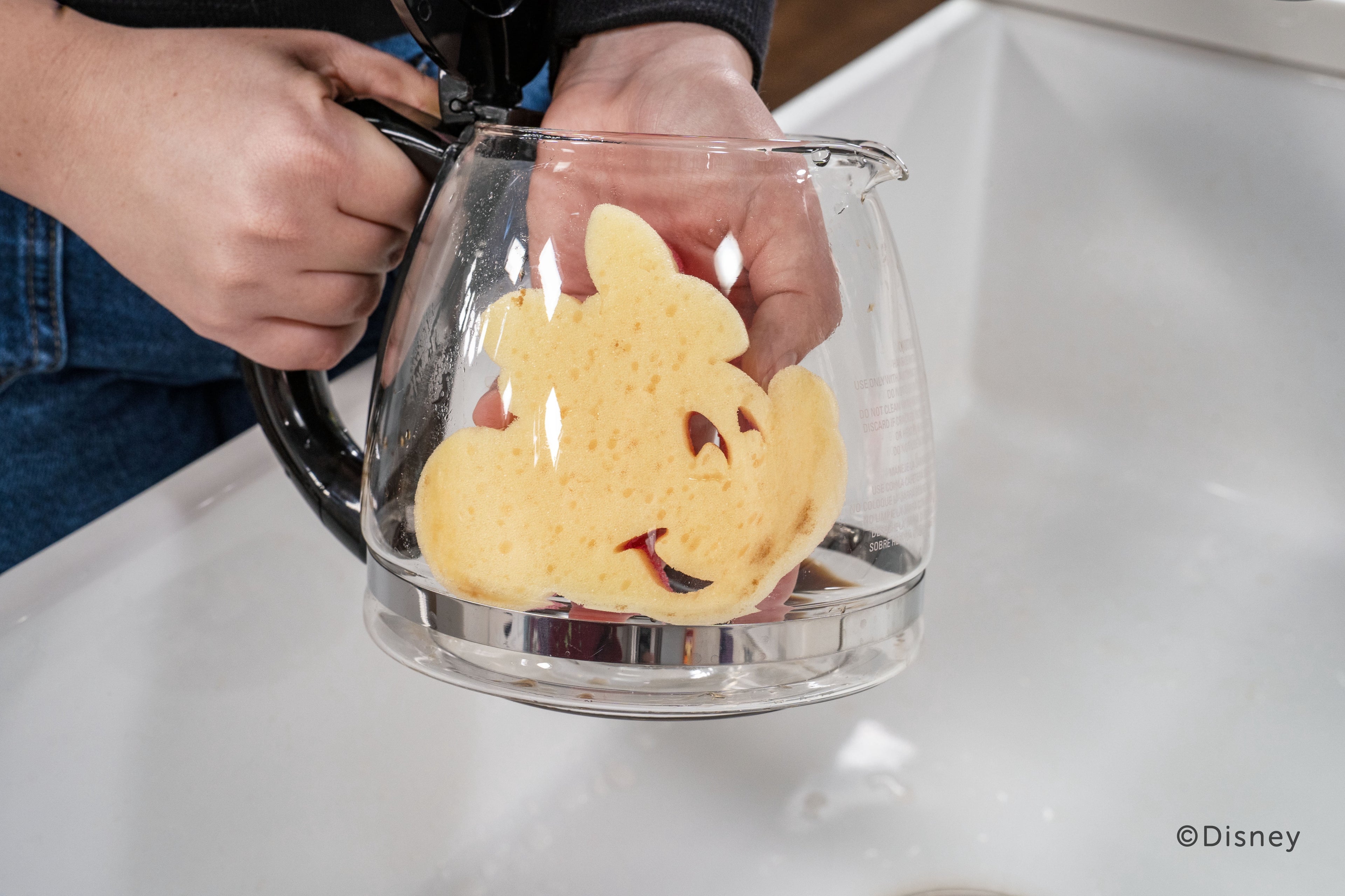 Disney Mickey &amp; Minnie Mouse Non-Scratch Cleaning Sponges, 2-Pack