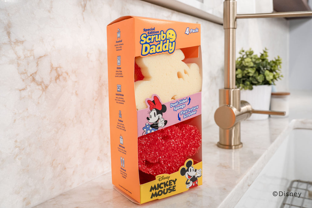 Disney Mickey &amp; Minnie Mouse Non-Scratch Cleaning Sponges, 2-Pack