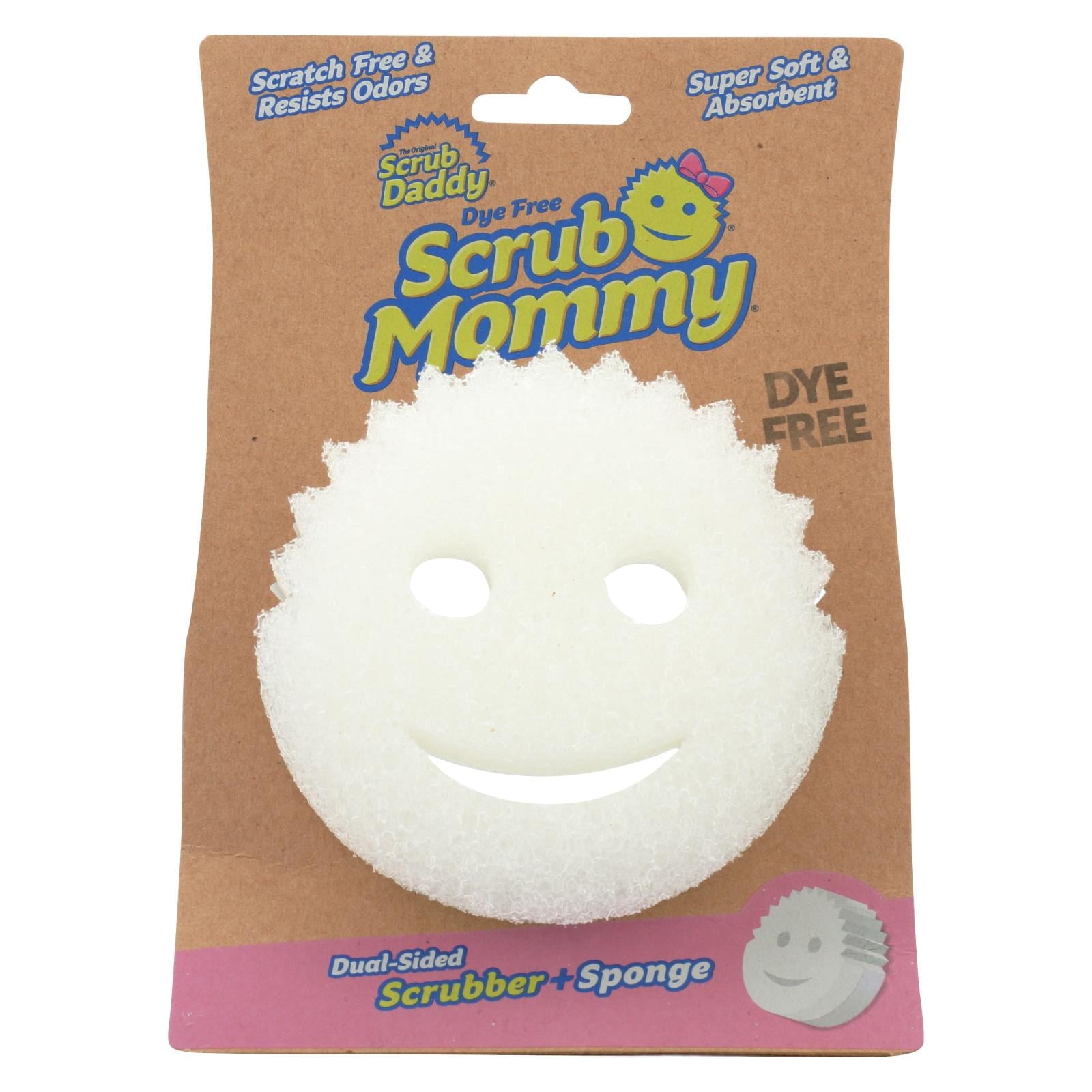 Dual-Sided Sponge and Scrubber- Scrub Mommy Dye Free, 1 Count