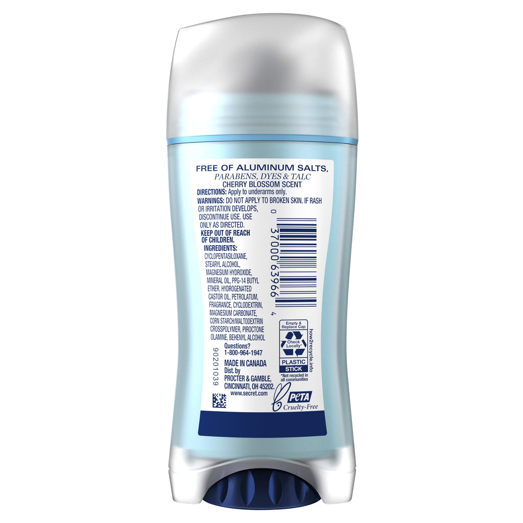 Aluminum Free Deodorant for Women, Cherry Blossom, 2.4 oz