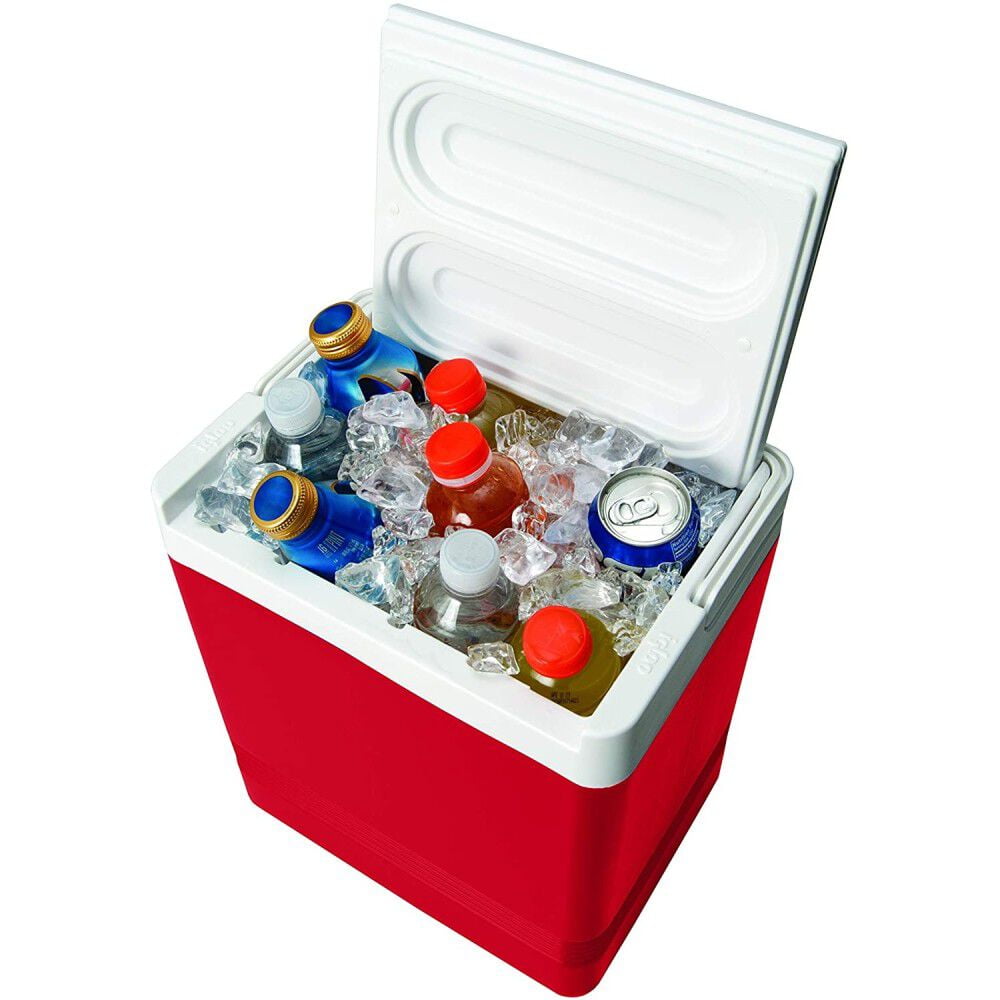 Legend 24-Can Cooler Coolbox - 17 Qt Capacity - Red
