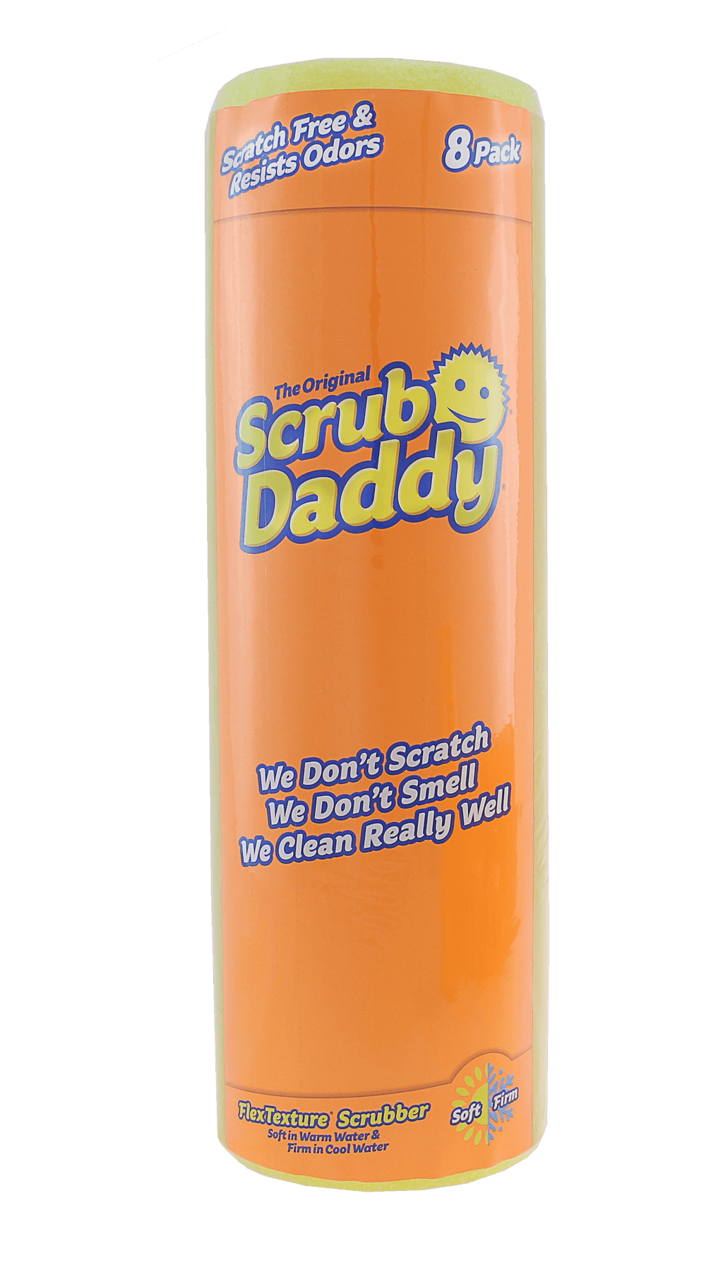 FlexTexture Scrubber Roll Sponge, 8 Count