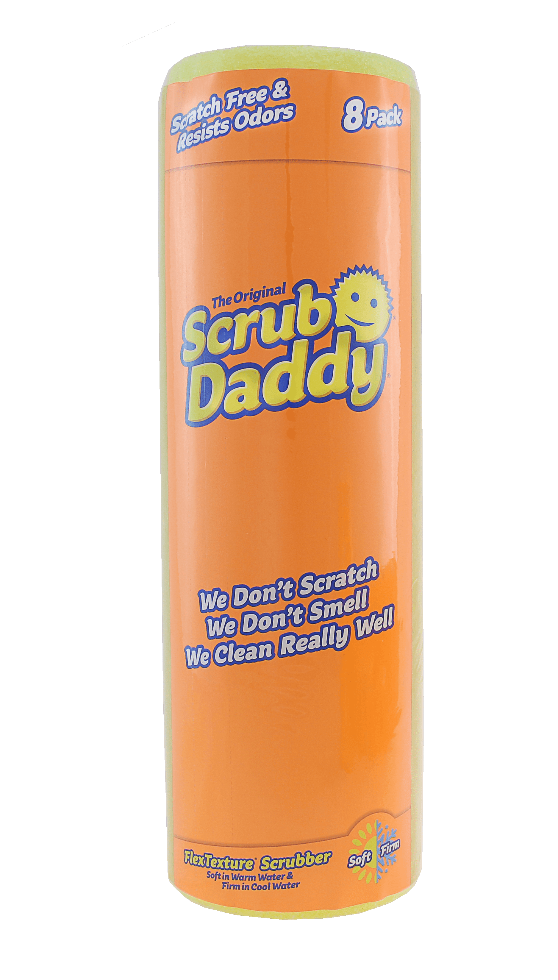 FlexTexture Scrubber Roll Sponge, 8 Count