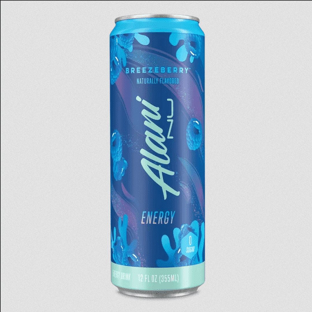 Energy Drink - Breezeberry - 12oz Cans (Single Cans)-Pack Of 6