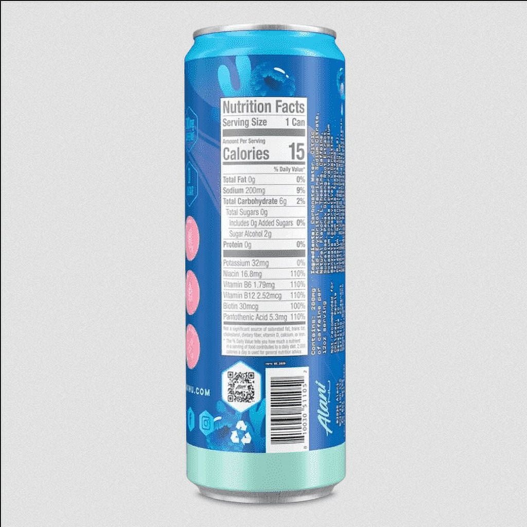 Energy Drink - Breezeberry - 12oz Cans (Single Cans)-Pack Of 6