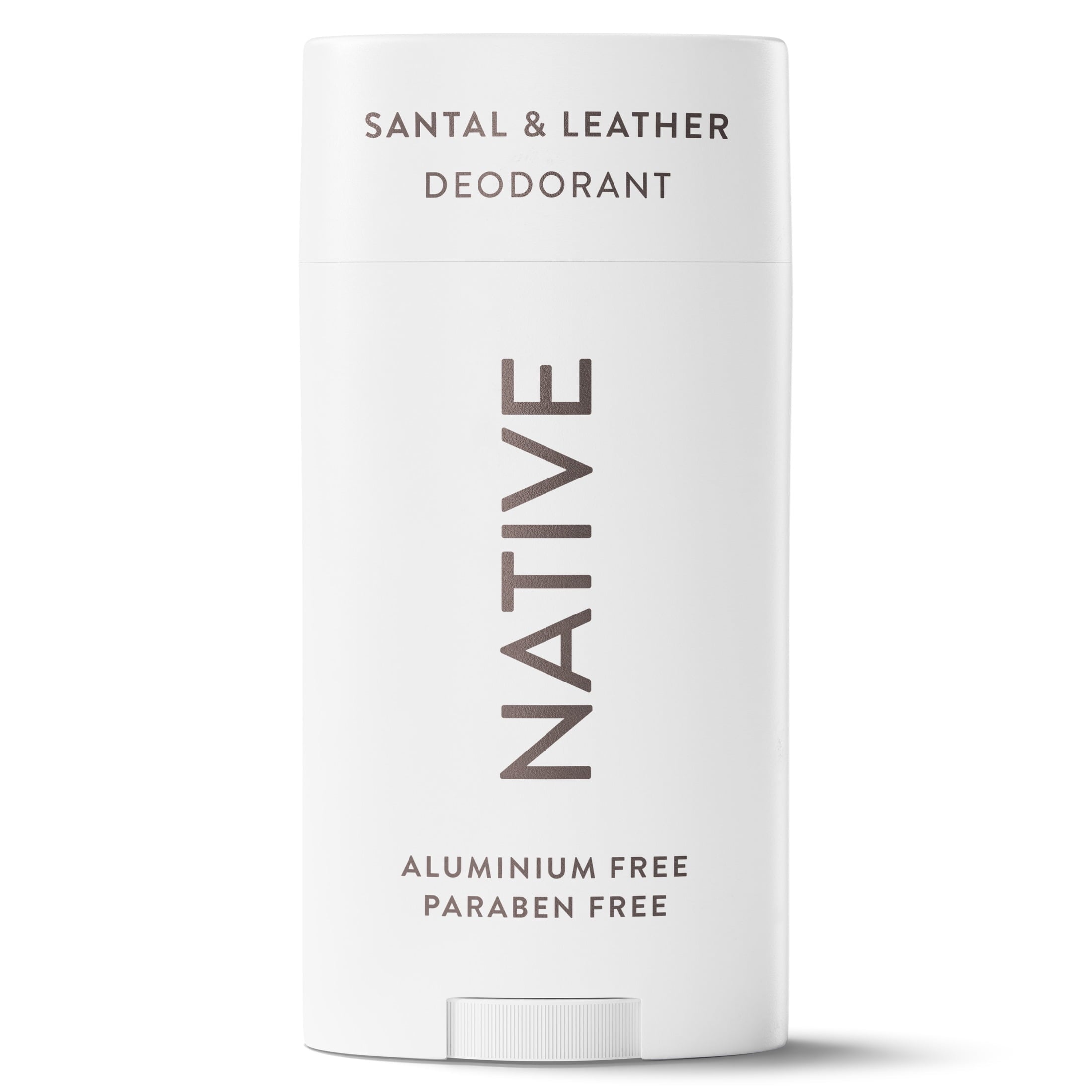 Aluminum Free Deodorant For Men, 72 Hour Solid Deodorant Stick, Santal &amp; Leather, 3.1oz