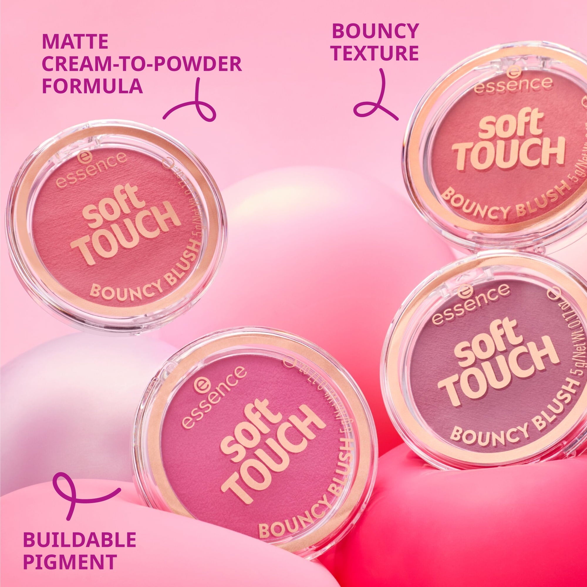 Soft Touch Bouncy Blush, 10 Antique Bloom