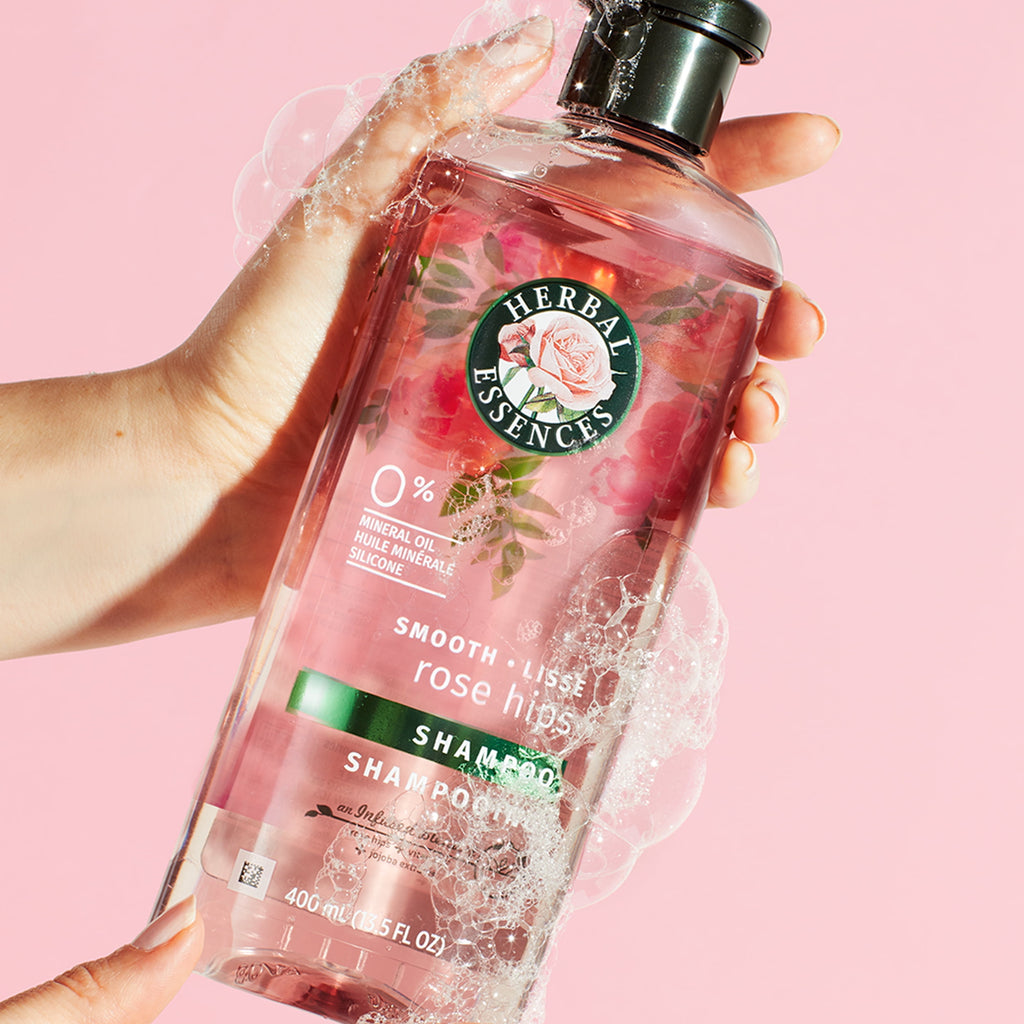 Rose Hips Smooth Shampoo, All Hair Types, 13.5 fl oz
