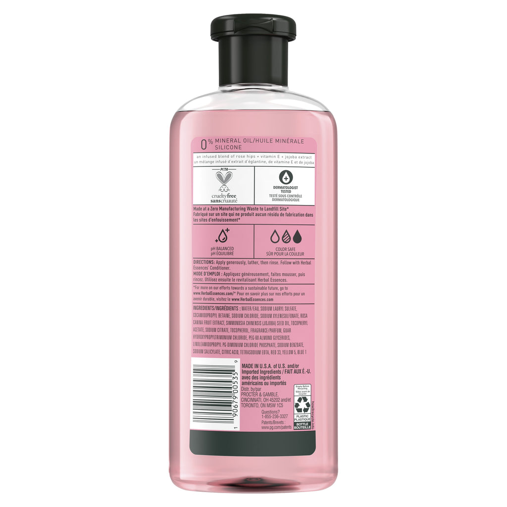 Rose Hips Smooth Shampoo, All Hair Types, 13.5 fl oz